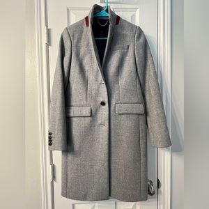 J. Crew Regent Wool Topcoat